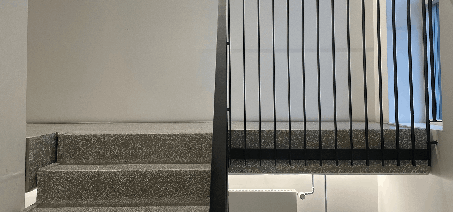 Trappevask, Rengøring trappe